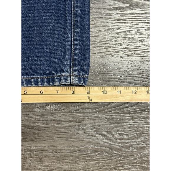 1996 Vintage Levi’s 540 Relaxed Fit Brown Tab Dark Wash Jeans - Men’s 44x34 - Picture 7 of 11